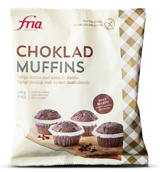 Glutenfria Chokladmuffins